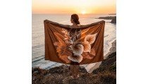 New Design Rayon Sarong Hand Painted by Balinese Artisans